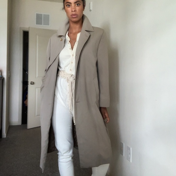 Aquascutum London Jackets & Blazers - Vintage Aquascutum Trench style wool coat